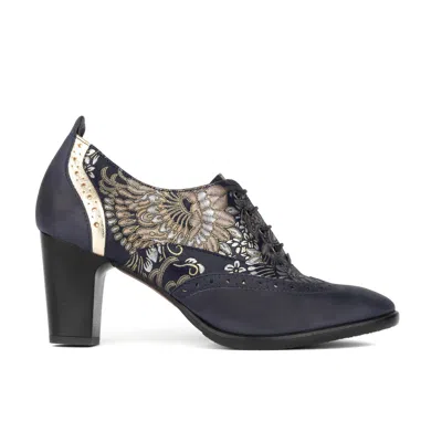 Embassy London Usa Women's Blue / Silver Casino - Blue & Silver Paisley In Multi