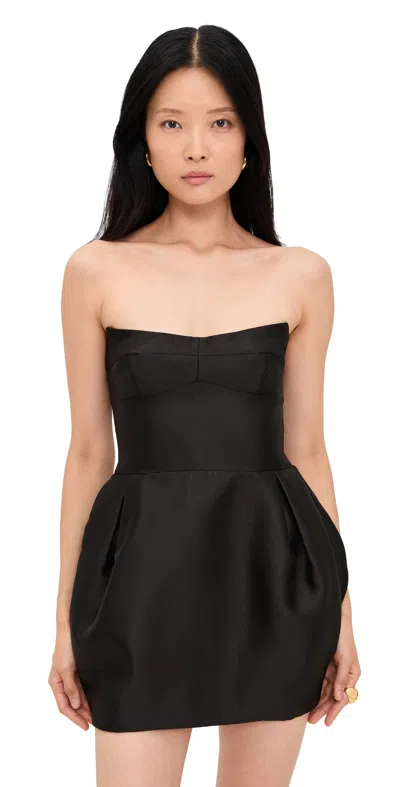 Amanda Uprichard Bowery Dress Black In Black