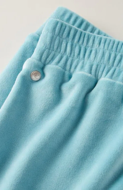 Zella Girl Kids' Cosmos Velour Flare Pants In Blue