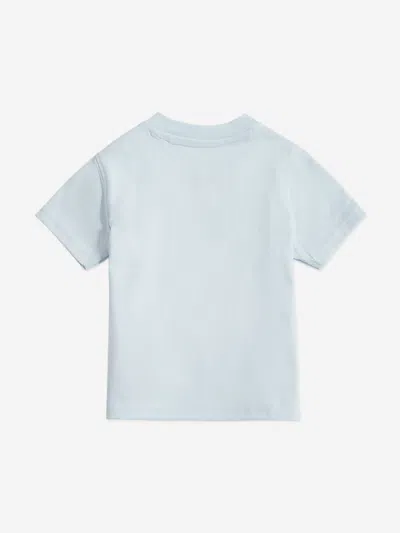 New Balance Boys Stacked Logo T-shirt In Blue