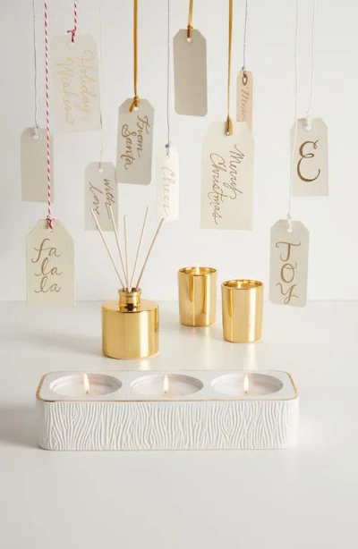 Thymes Frasier Fir Petite Gold Reed Diffuser In Gold