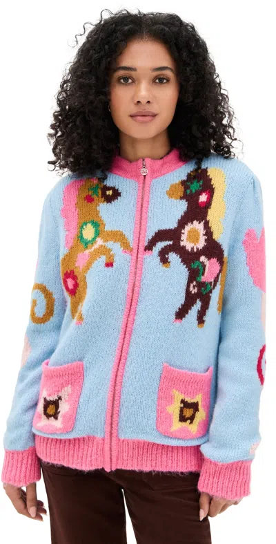 Celiab Adoro Jacket Multi In Blue