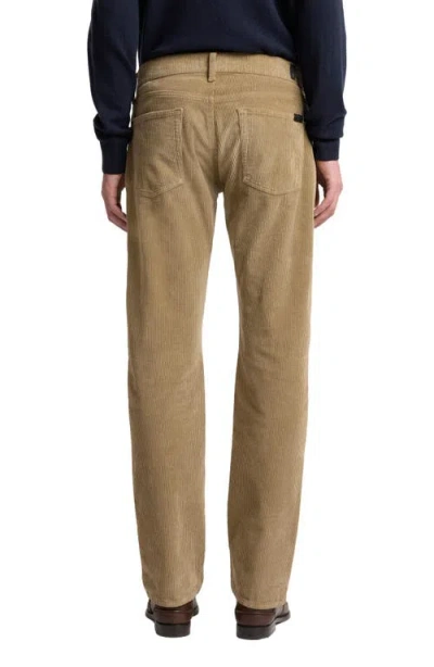 7 For All Mankind The Straight Leg Corduroy Pants In Multi