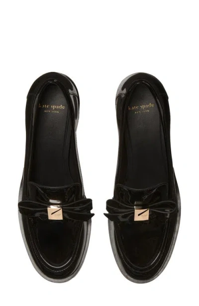 Kate Spade New York Deco Bow Loafer Pump In Black