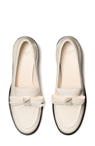 Kate Spade New York Deco Bow Loafer Pump In Brown