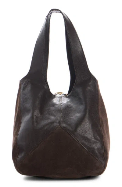 Chloé Small Balloon Patchwork Hobo Bag In Brown