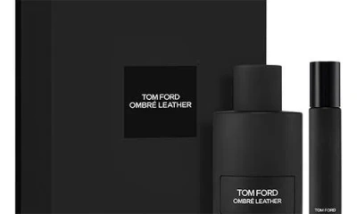 Tom Ford Ombré Leather Eau De Parfum Fragrance Gift Set With Travel Spray In Transparent