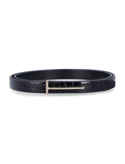 Tom Ford Belt 15 Mm Show In Black