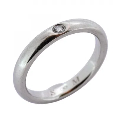 Pre-owned Tiffany & Co Platinum 950 Band Ring () In Multi