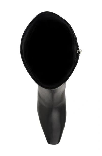 Calvin Klein Women's Caterine Tall Square Toe Boots In Black