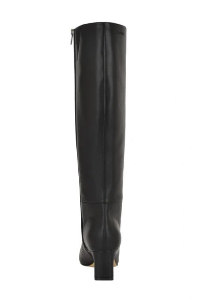 Calvin Klein Women's Caterine Tall Square Toe Boots In Black