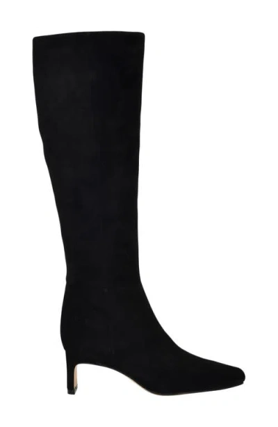 Calvin Klein Women's Caterine Tall Square Toe Boots In Black