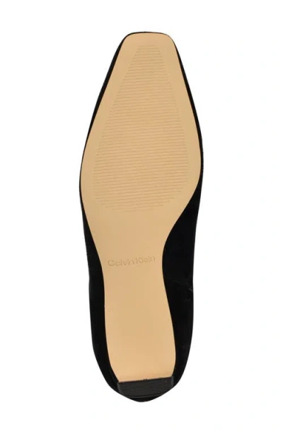 Calvin Klein Women's Caterine Tall Square Toe Boots In Black