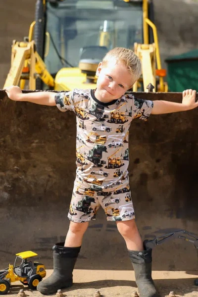 Fletch Work Hard, Play Hard 2 Piece Shorts Set In Multi