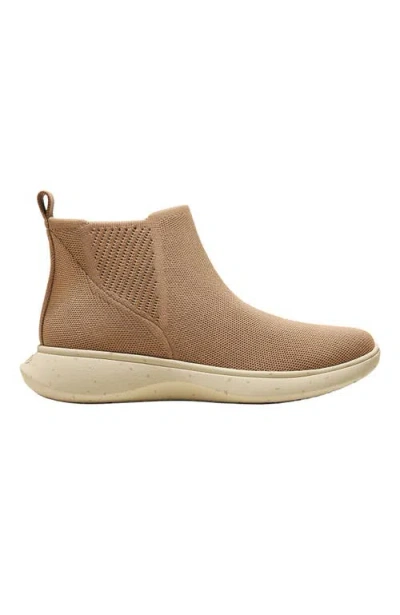 Vivaia Round-toe Slip-on Sneaker Boots In Brown