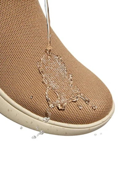 Vivaia Round-toe Slip-on Sneaker Boots In Brown