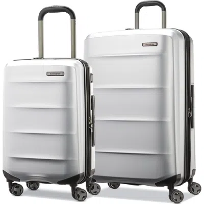 Samsonite Octiv 2-piece Set (20/28) Hardside Spinner In Silver