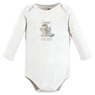 Hudson Baby Cotton Long-sleeve Bodysuit 3pk In Multi