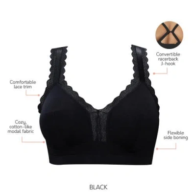 Parfait Dalis Wire-free Bralette In Black