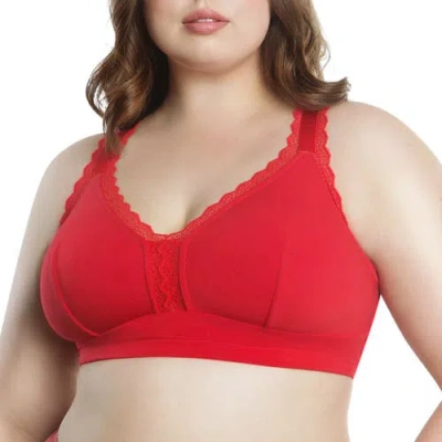 Parfait Dalis Wire-free Bralette In Red
