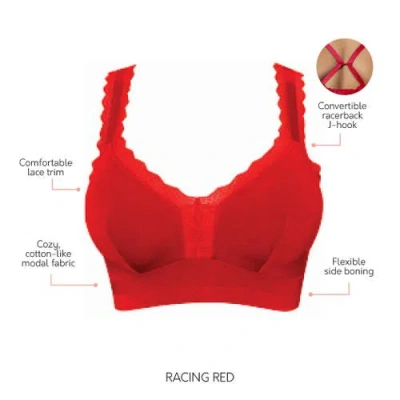 Parfait Dalis Wire-free Bralette In Red