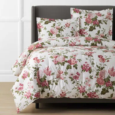 The Company Store Victorian Bloom Premium Smooth Wrinkle-free Sateen Comforter In Multi