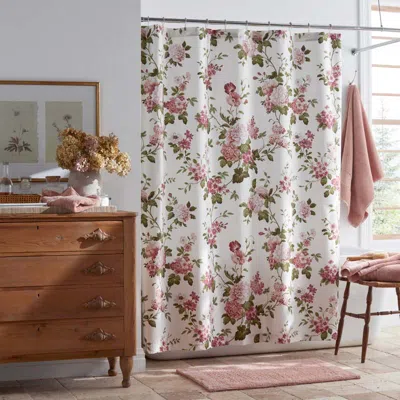 The Company Store Victorian Bloom Premium Smooth Wrinkle-free Sateen Shower Curtain In Multi