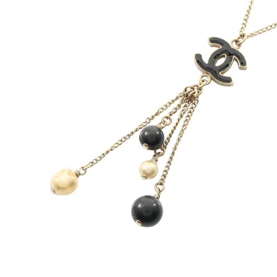 Pre-owned Chanel Gold Gold Plating Necklace () In Multi