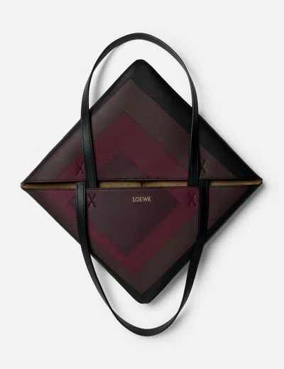 Loewe X Albers Medium Puzzle Fold Tote In Multi