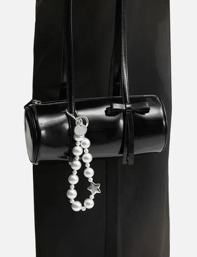 Sandy Liang Pearl Key Charm In White