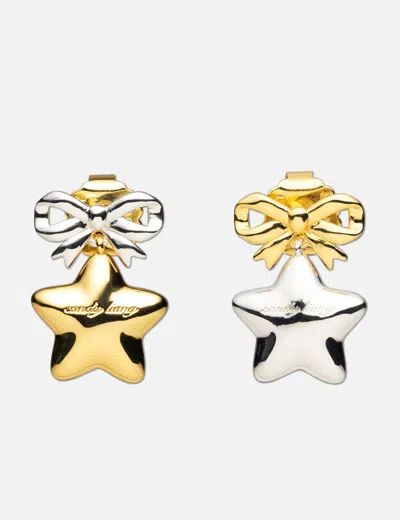 Sandy Liang Boshi Earrings In Gold