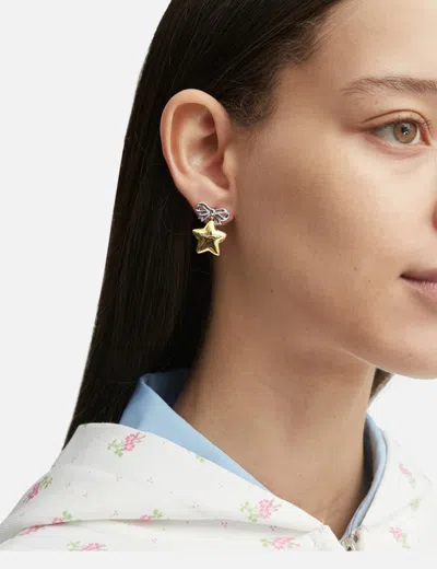 Sandy Liang Boshi Earrings In Gold