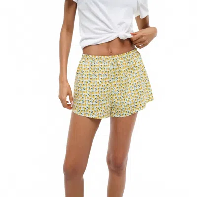 Staud Paddle Shorts In On The Vine Golden In Neutral
