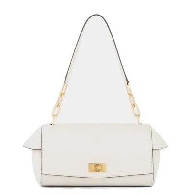 Anya Hindmarch High-shine Capra Leather Tube Bag With Chain Details In Multi