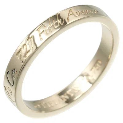 Pre-owned Tiffany & Co Yellow Gold (18k) Band Ring () In Multi