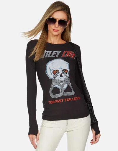 Lauren Moshi X Motley Crue Mckinley Too Fast For Love Onyx In Black