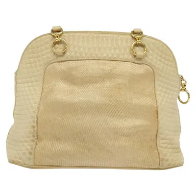 Pre-owned Bally Beige Leather Shoulder Bag ()