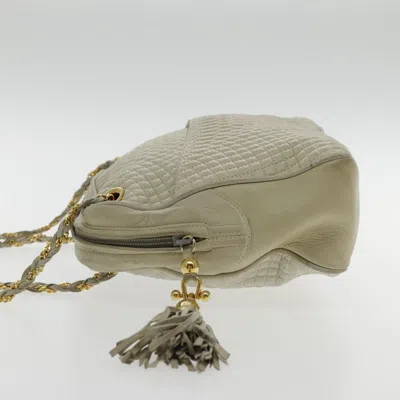 Pre-owned Bally Beige Leather Shoulder Bag ()