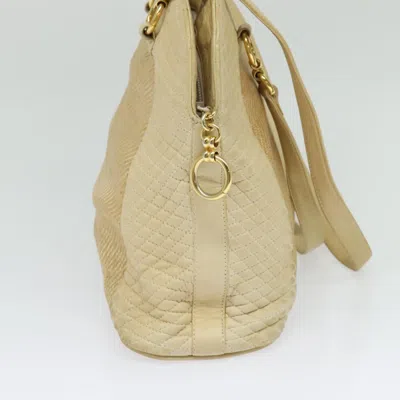 Pre-owned Bally Beige Leather Shoulder Bag ()
