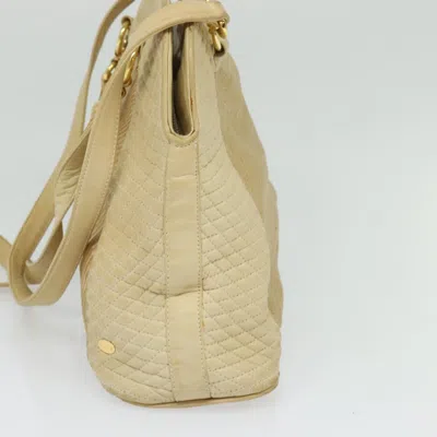 Pre-owned Bally Beige Leather Shoulder Bag ()