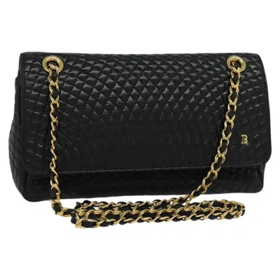 Pre-owned Bally Black Leather Shoulder Bag ()