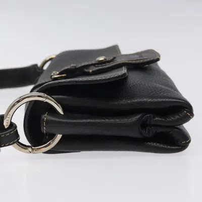 Pre-owned Bally Black Leather Shoulder Bag ()
