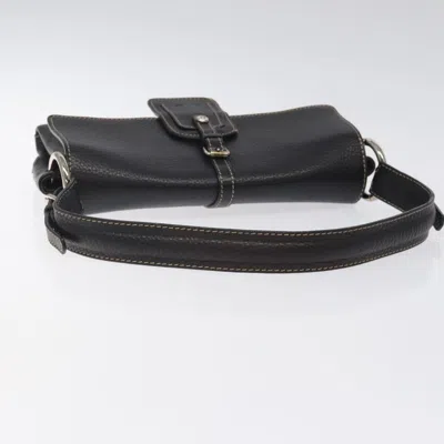 Pre-owned Bally Black Leather Shoulder Bag ()