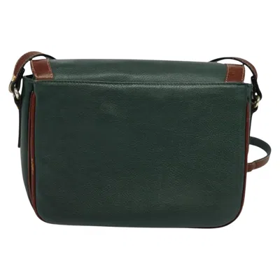 Pre-owned Bally Green Leather Shoulder Bag ()