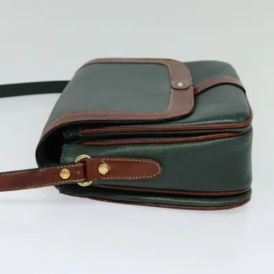 Pre-owned Bally Green Leather Shoulder Bag ()
