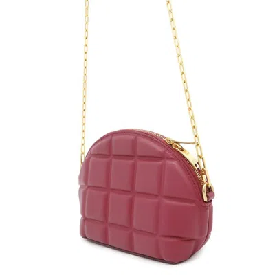 Pre-owned Bottega Veneta Bordeaux Leather Shoulder Bag ()