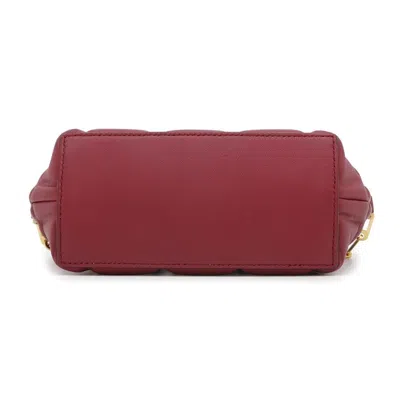 Pre-owned Bottega Veneta Bordeaux Leather Shoulder Bag ()