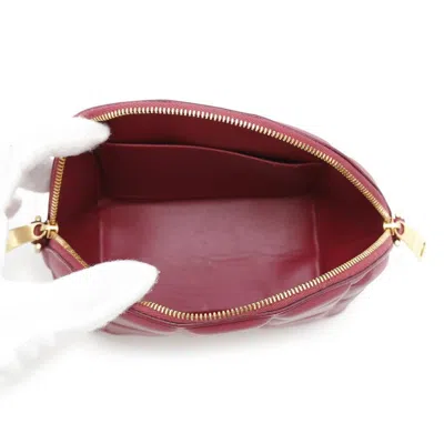 Pre-owned Bottega Veneta Bordeaux Leather Shoulder Bag ()