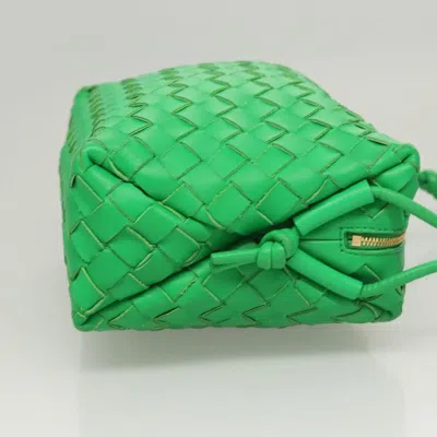Pre-owned Bottega Veneta Loop Green Leather Shoulder Bag ()