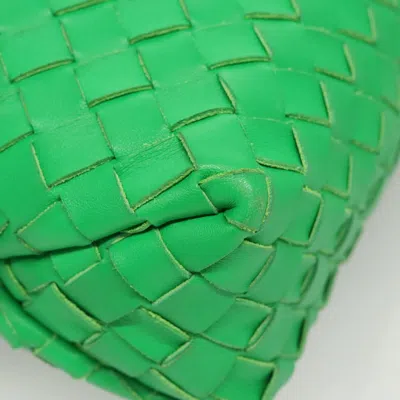 Pre-owned Bottega Veneta Loop Green Leather Shoulder Bag ()